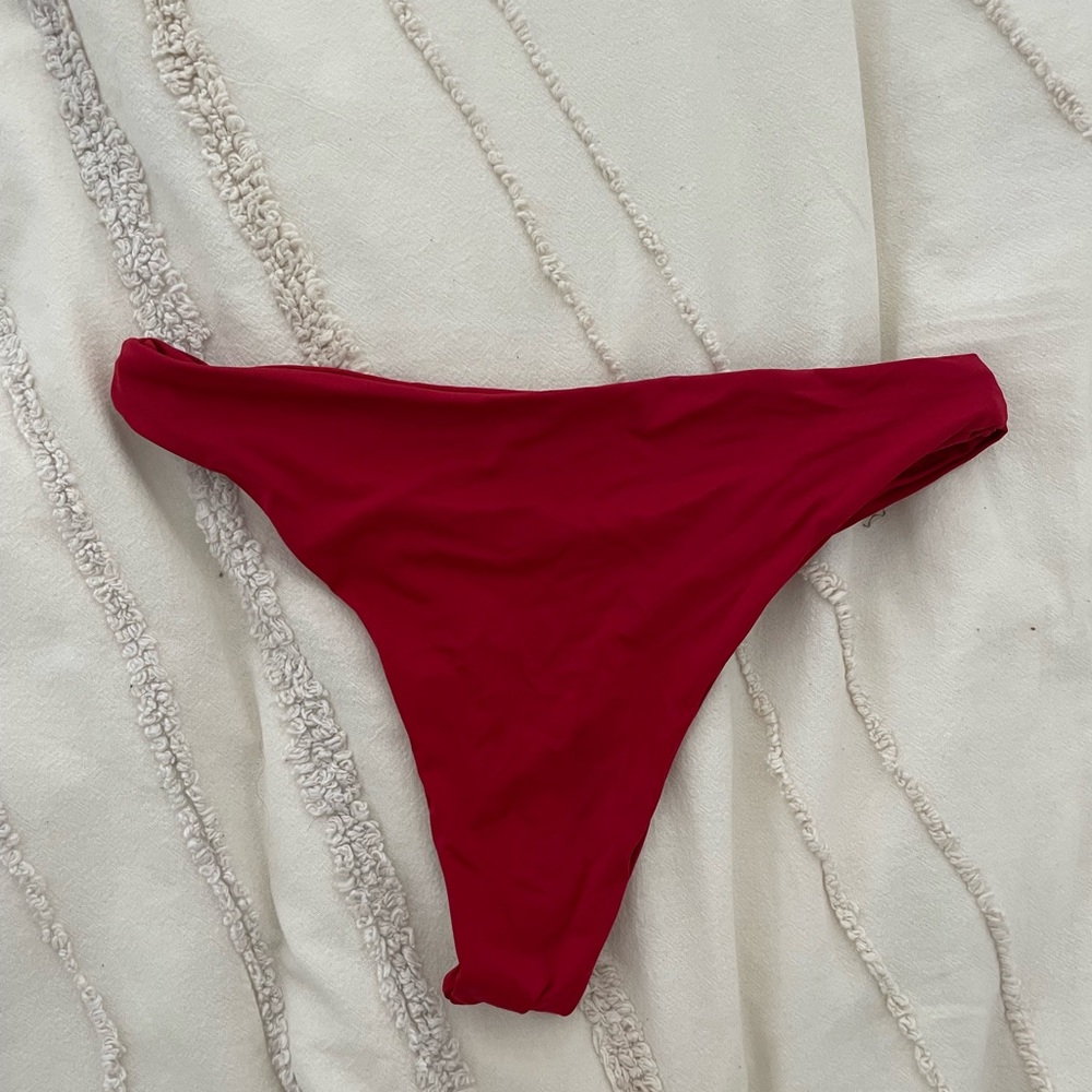 Women's Red Bikini Bottom